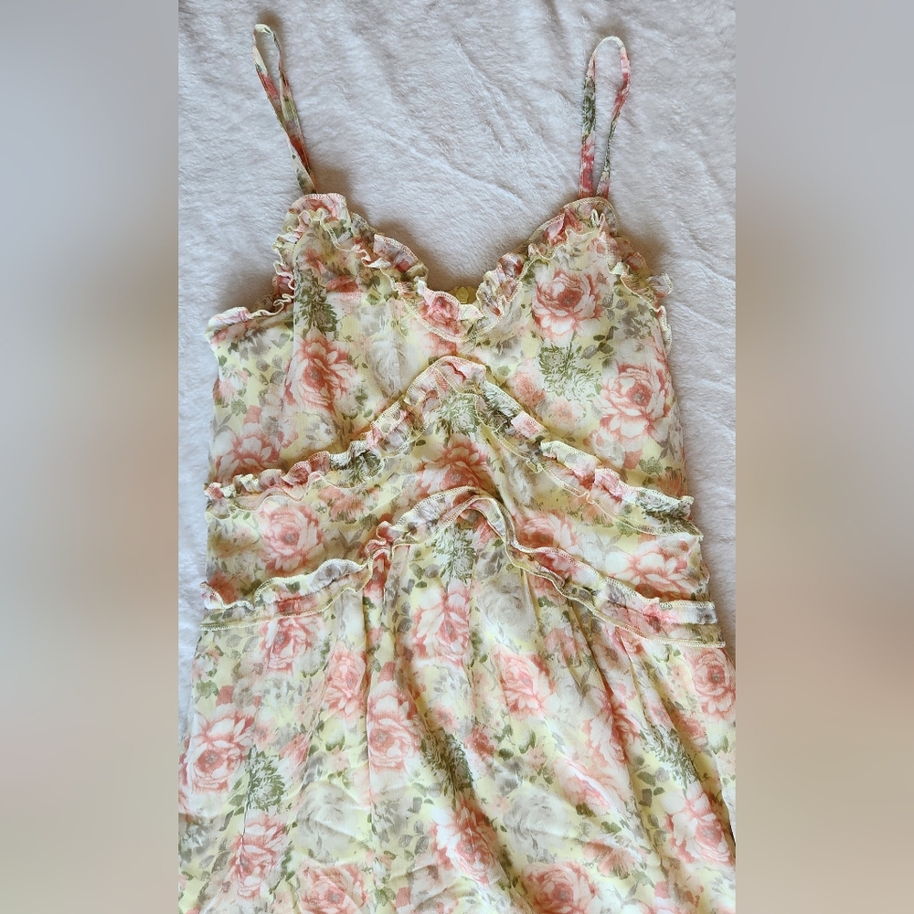 LIKE NEW Juniors No Boundaries Floral Midi Sundress - Picture 3 of 6